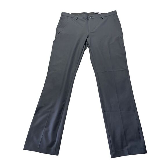 Greg Norman Men's Gray Stretch Performance Straight Leg Pants Size 36x32 NWT - Picture 1 of 5
